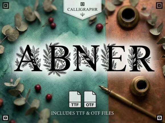 Abner Font: Bold Display Type