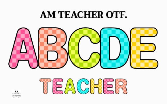 Am Teacher Font for Business Branding