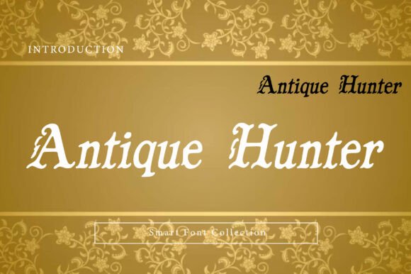 Antique Hunter Font for Web Design
