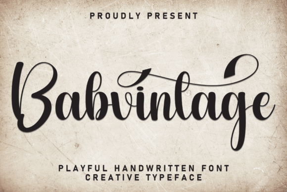 Babvintage Font for Creative Campaigns