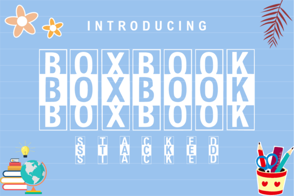 Box Book Font for Bold Design