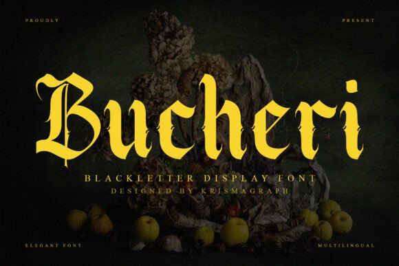 Bucheri Font for Creative Makers