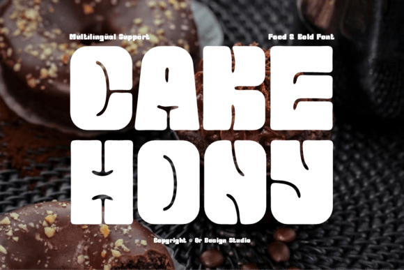 Cake Hony Font: A Bold Display Typeface for Creative Projects