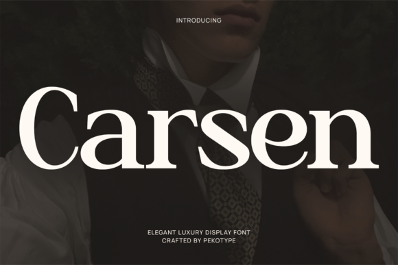 Carsen: A Premium Serif Typeface for Classy Branding Projects