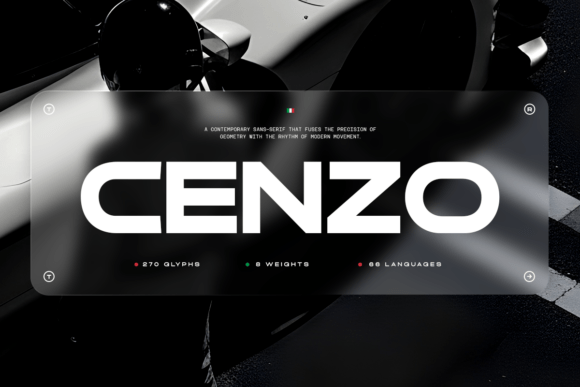 Cenzo Font for Creative Projects