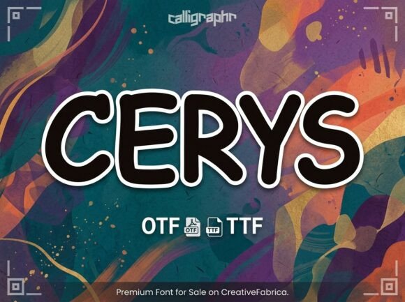 Cerys: A Soft, Modern Display Font