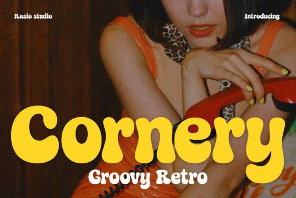 Cornery: A Groovy Display Font