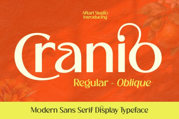 Cranio Font: Modern Sans Serif for Web Design