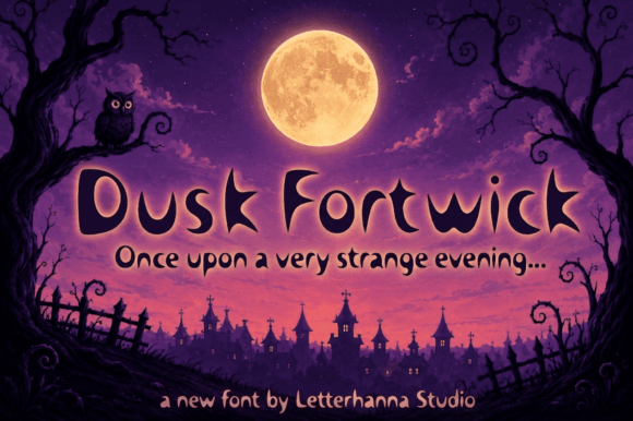 Dusk Fortwick Font: A Bold Display Typeface for Creative Branding