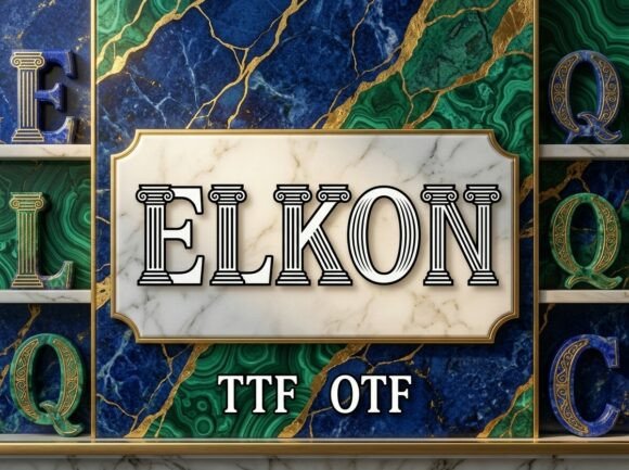 Elkon Font for Web Design