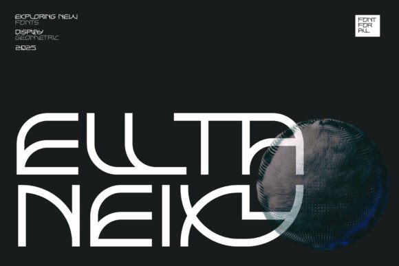 Elltaneixy: A Modern Display Font for Sleek Branding
