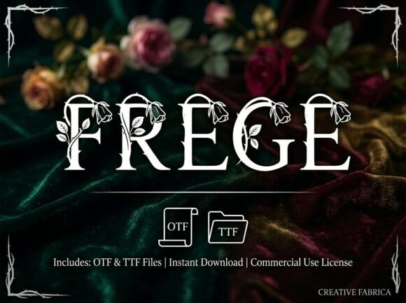 Frege Font for Creative Projects