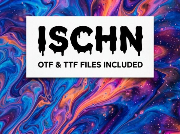Ischn Font: A Decorative Typeface for Editorial Design