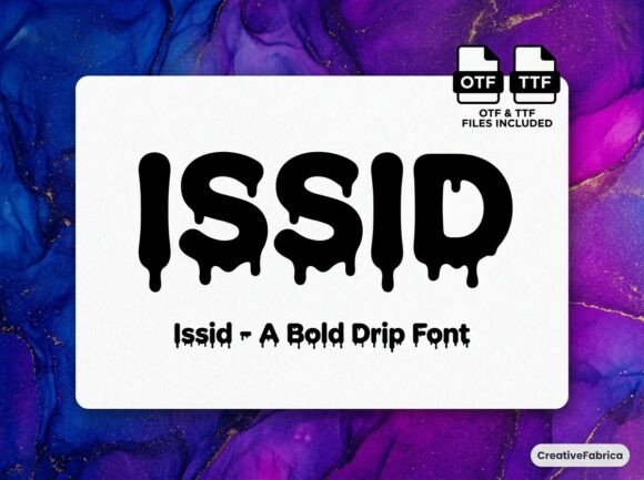 Issid Font — A Decorative Typeface for Creative Makers