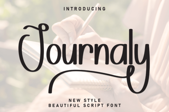 Journaly: A Handwritten Font for Elegant Design
