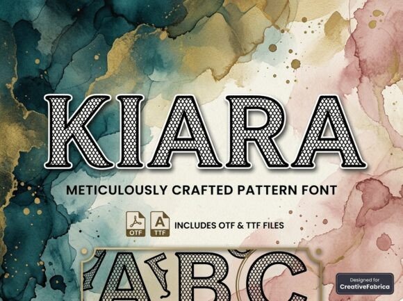 Kiara Font: Elegant Display for Creative Makers
