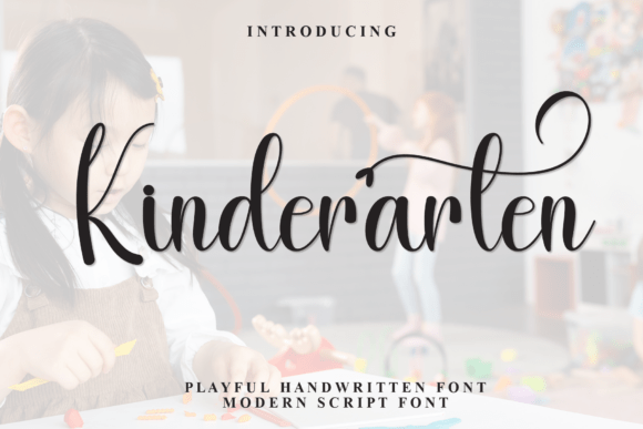 Kinderarten Font for Business Branding