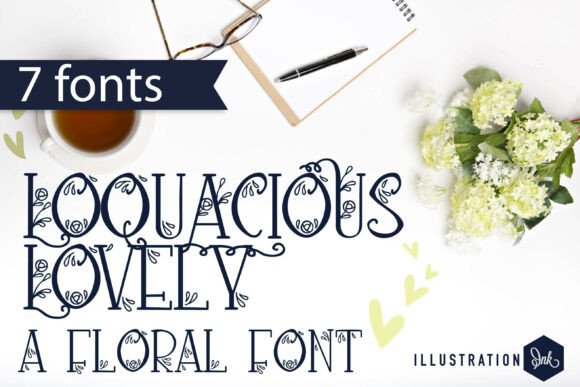Loquacious Lovely Font for Creative Projects
