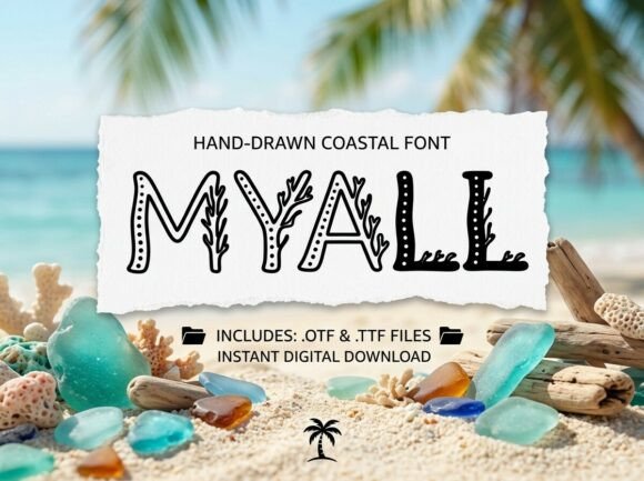 Myall Font: Nautical Charm for Creative Projects