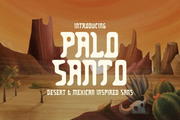 Palo Santo Font Review: A Bold Display Typeface for Branding Projects