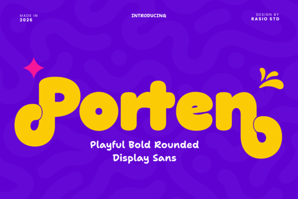 Porten Font Review: A Playful Bold Display Sans Serif