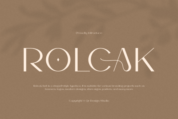 Rolcak Font for Business Branding