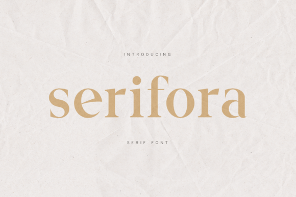 Serifora: A Timeless Serif Font for Web Design