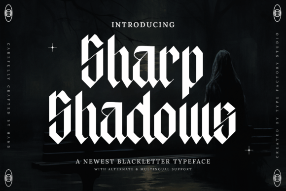 Sharp Shadow Font for Bold Campaigns