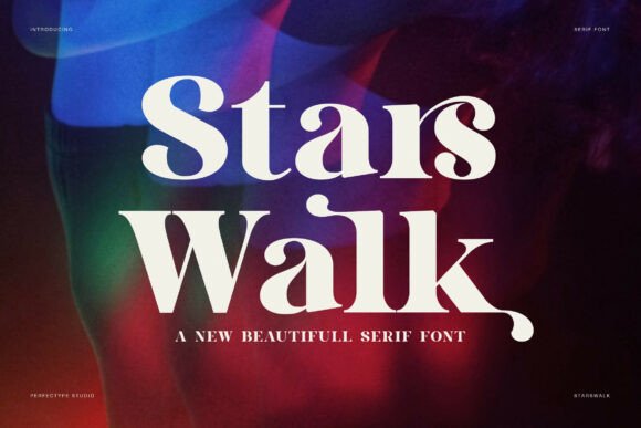 Stars Walk: A Serif Font for Elegant Branding