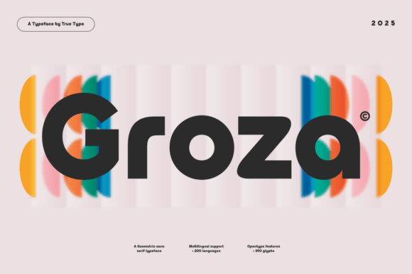 TRT Groza Font for Creative Projects