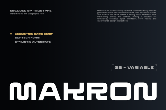 TRT Makron Font for Creative Makers