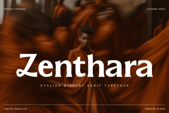 Zenthara: A Stylish Serif for Business Branding